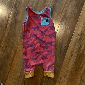Horse Print Rags Tank Romper - 2T